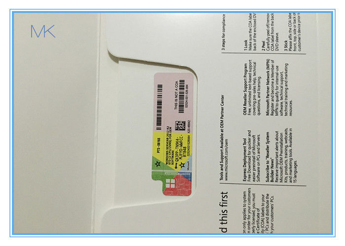 New Sealed Microsoft Server 2012 Standard R2 OEM 64 Bit 2 CPU License & DVD 512MB