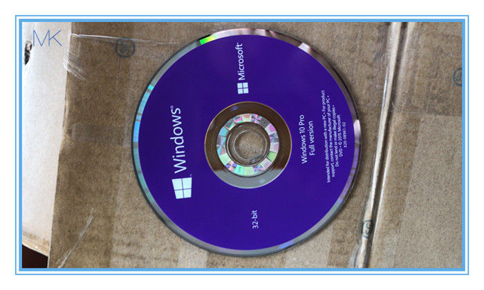 Güvenlik Kodu ile MS Windows 10 Pro OEM Key 32 Bit PC Disk Platformu