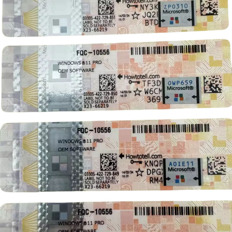 Ticari Yazılım Win 11 Pro Anahtar UEFI Güvenli Önyükleme Özellikli Lisans Kurumsal Ağlar için Lisans Yönetimi