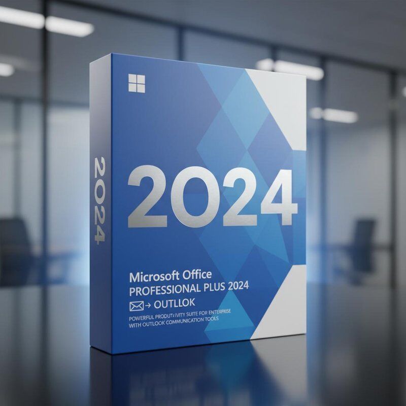 Outlook İletişim Araçları ile 2024 Sürümü Pro Plus Microsoft Office Yazılımı, Kurumsal İçin Güçlü Üretkenlik Paketi